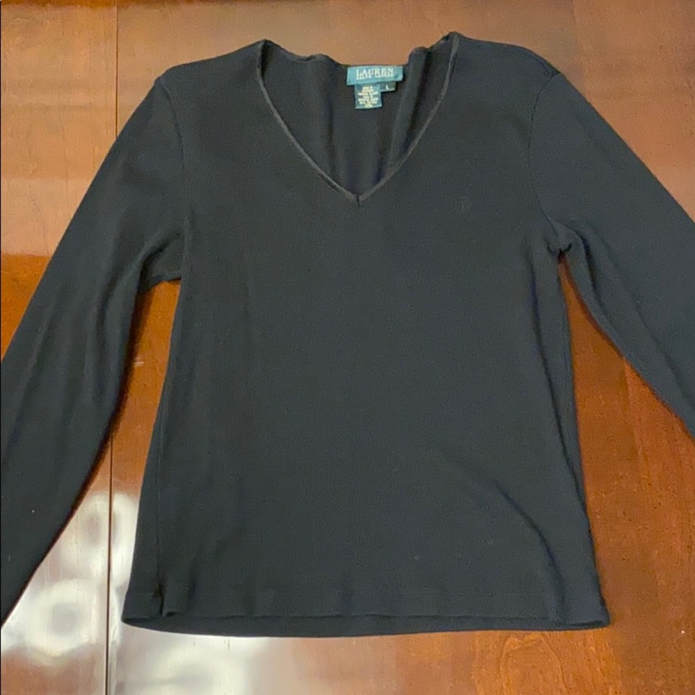 Black Ralph Lauren v-neck